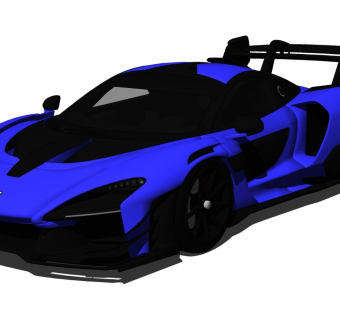 超精细汽车模型 迈凯伦 McLaren Senna GTR